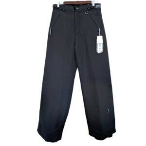 NWT Firefly Juniour/Women's Unisex Insulated Black Snow Pants Size 14